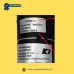 KAIDI KDPT007-41 linear actuator label showing load stroke speed and voltage specifications sold by Number2project – Sofa & Recliner Repair Experts