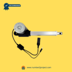 KAIDI linear actuator motor rear view showing motor housing extension rod and power connectors for recliner lift chair Number2project sofa and recliner repair