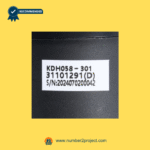 KDH058-301 power socket identification label showing part number for recliner lift chair sold by Number2project Sofa & Recliner Repair Experts