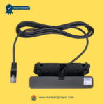 rear view 6 button lifting desk switch with wiring harness and 10 pin crystal plug kdh064-303b close up adjustable desk controller Number2project