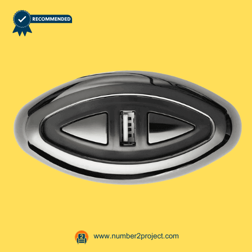 black oval 2 button recliner lift chair switch with usb charging port kdh087-009 close up power recliner side control Number2project