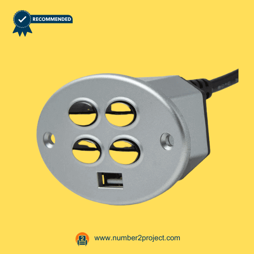 silver round recliner switch with four buttons 5 pin connector and usb charging port kdh100 close up power recliner side control Number2project