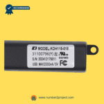 KDH115-018 recliner switch control module label close up USB power rating identification serial number motion furniture part Number2project