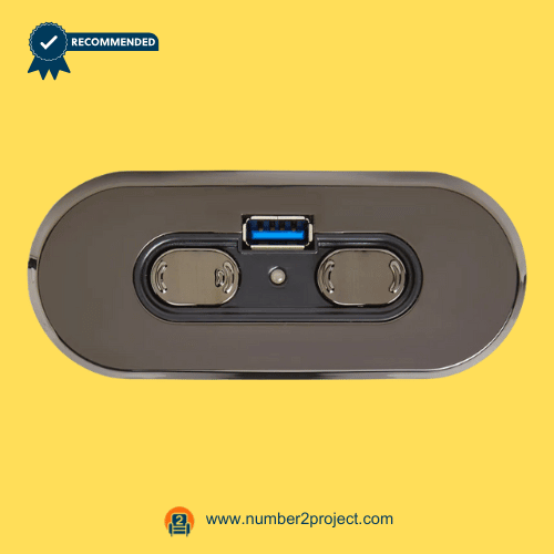 KDH115-024 four button recliner switch with USB 5 pin power recliner lift chair controller close up electric motion furniture Number2project