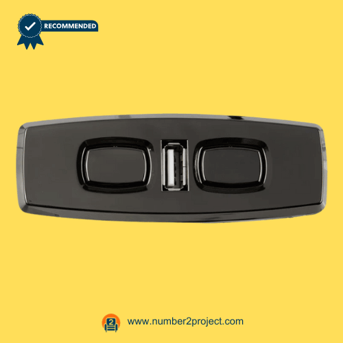 KDH120-005 four button recliner switch with USB 5 pin power recliner lift chair controller close up electric motion furniture control Number2project