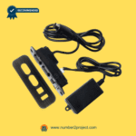 black recliner side control switch assembly with five buttons usb charging port control module wiring cable and detachable trim plate kdh124a-001 close up power recliner lift chair controller Number2project