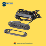 black recliner side control switch assembly with six buttons usb charging port control module wiring harness and detachable trim plate kdh127-004 close up power recliner lift chair controller Number2project