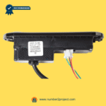 rear view of kdh127-004 recliner side control switch showing mot-15-60l label usb module wiring harness and color coded wires close up Number2project