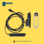 black recliner side control switch assembly with five buttons usb charging port control module wiring cable and detachable trim plate kdh127-014 close up power recliner lift chair controller Number2project