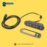 black oval recliner side control switch assembly with five buttons usb charging port wiring cable and detachable trim plate mot-ts-63l kdh127a-004 close up power recliner lift chair controller Number2project