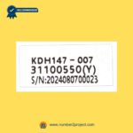 kdh147-007 recliner switch identification label close up part number serial number four button power seat controller number2project