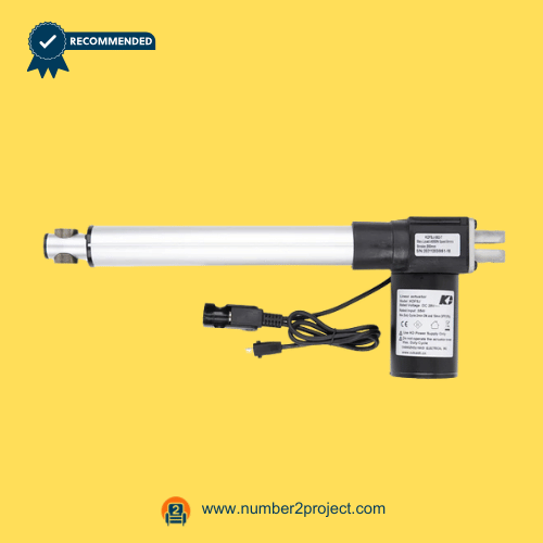 Kaidi KDFSJ-352-7 Linear Actuator for ReclinerLift Chair kaidi kdfsj-352-7 linear actuator motor assembly for power recliner and lift chair featuring aluminum stroke tube, mounting bracket, and 2-pin power connector