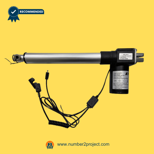 Kaidi KDFSJ-369-11 Linear Actuator Motor for ReclinerLift Chair kaidi kdfsj-369-11 linear actuator motor assembly with aluminum extension tube wiring harness and connector cables for electric recliner and lift chair replacement