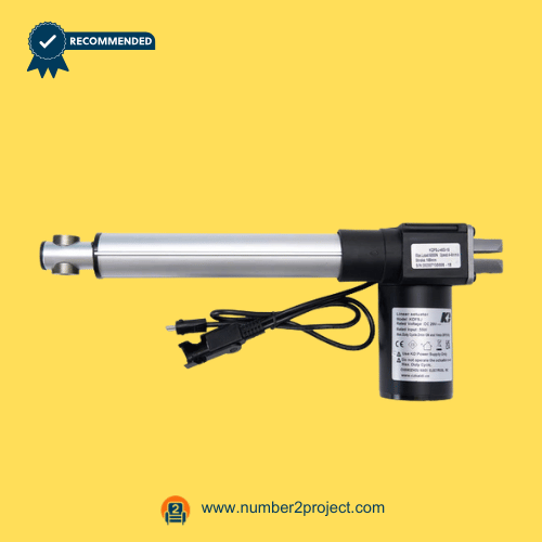 Kaidi KDFSJ-403-10 Linear Actuator for ReclinerLift Chair kaidi kdfsj-403-10 linear actuator motor assembly for power recliner and lift chair repair with dual plug connector and aluminum stroke tube