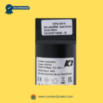 close-up of kaidi kdfsj-403-10 linear actuator label showing model number kdfsj-403-10 stroke speed and serial number for recliner and lift chair identification