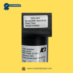 close-up of kaidi kdfsj-403-5 linear actuator label showing model number stroke load capacity speed and serial number for recliner and lift chair identification