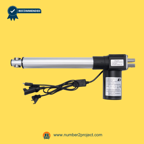 Kaidi KDFSJ-406-4 Linear Actuator for Recliner and Lift Chair kaidi kdfsj-406-4 linear actuator for recliner and lift chair with motor housing, aluminum extension tube, and multi-connector wiring harness
