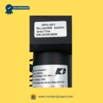 close-up of kaidi kdfsj-406-6 linear actuator label showing model number kdfsj-406-6, stroke length, load rating, speed, and serial number for recliner and lift chair identification