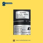 kaidi kdpt005-168 linear actuator motor label showing load speed stroke specifications Number2project