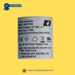 kaidi kdpt005 linear actuator specification label rated 29v dc 75w Number2project