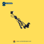 Close-up of the electrical harness for the Kaidi KDPT007-113 showing the three distinct leads: 2-pin power male, 2-pin motor female, and 5-pin hand control socket number2project sofa and recliner expert.