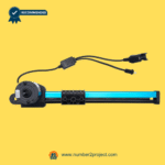 kaidi kdpt007-181n linear actuator rail assembly with blue track motor head and dual connector wiring for power recliner lift chair