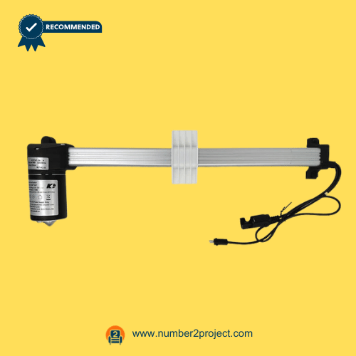 kaidi kdpt007-204n linear actuator motor assembly for power recliner and lift chair with aluminum track and connector cables