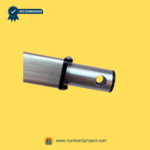 Kaidi KDYJT011-006B B linear actuator extension rod close up showing metal push rod and mounting pin hole for power recliner lift chair Number2project sofa and recliner repair