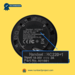 Limoss 501661 HC220+1 recliner switch rear view identification label input rating serial number power recliner lift chair control Number2project