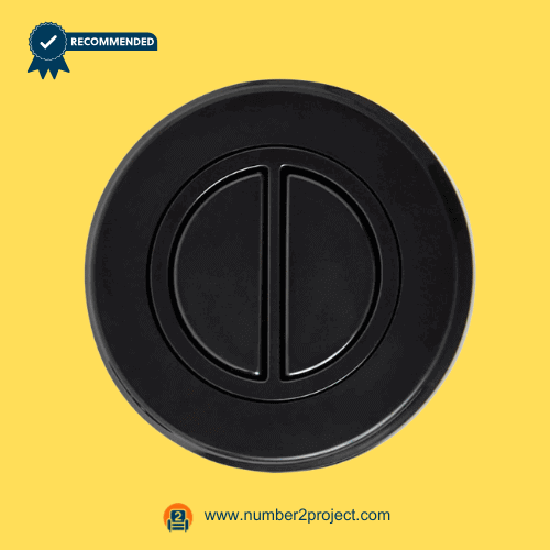 Limoss 501661 HC220+1 Two-Button Recliner Lift Chair Switch – Front View Limoss 501661 HC220+1 two button recliner switch power recliner lift chair control close up round button motion furniture Number2project