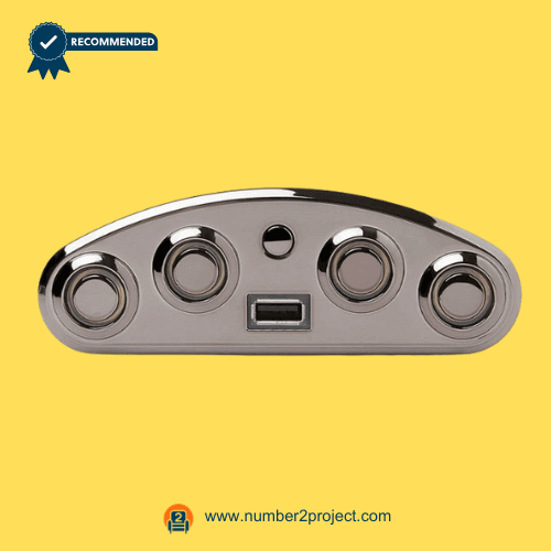 MLSK35-D(L) Five-Button Power Recliner Chair Switch with USB Port – Front View MLSK35-D(L) five button recliner switch with USB power recliner chair controller close up electric motion furniture Number2project