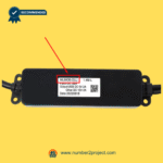 MLSK35-D(L) recliner switch control module label close up USB power rating identification serial number motion furniture part Number2project