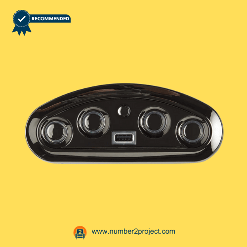 five button recliner switch with USB charging port MLSK35-G26 RSF 5 pin power recliner lift chair control close up Number2project