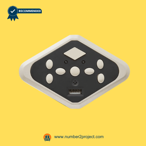 8-button recliner control switch with USB charging port MLSK93-A1 power recliner chair switch close up motion furniture controller Number2project