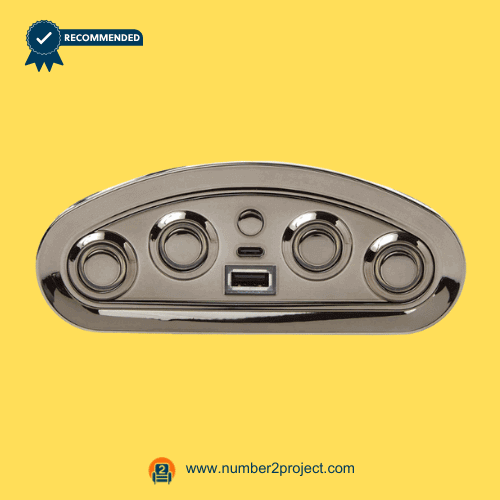 5-button power recliner switch with usb and type-c ports mulin ac035-2mb-2uq02 lsf 5-pin recliner control panel close up number2project