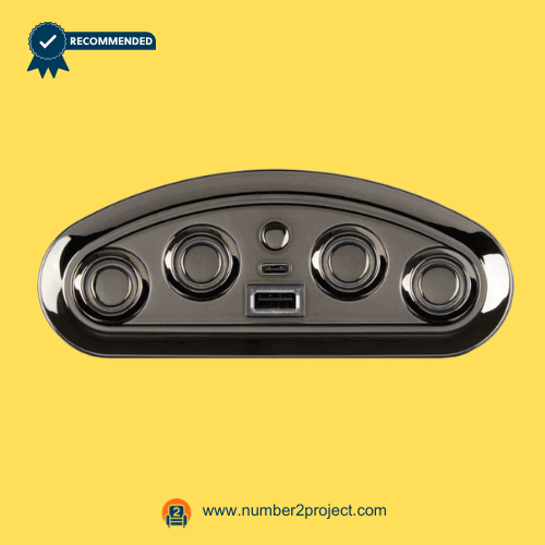 5-button power recliner switch with usb and type-c ports mulin ac035-2mb-2uq02 rsf 5-pin recliner control panel close up number2project