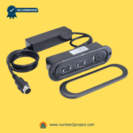 Mulin MLSK65-B1 five button recliner switch with USB complete cable assembly 5 pin connector and mounting trim power recliner control Number2project