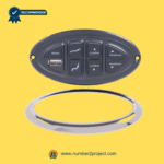 7-button recliner and lift chair control switch with headrest lumbar home functions USB charging port chrome trim ring motion furniture controller Number2project