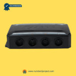 Rear view of OKIN control box CB1522 CB.15.22.18A H showing power input, handset port, and motor control connections for adjustable bed base – sold by Number2project Sofa and Recliner Repair Experts