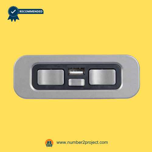 five button recliner switch with USB OKIN JLDK.15.08.26 power recliner control panel close up motion furniture controller Number2project