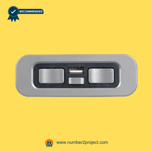 five button recliner switch with USB OKIN JLDK.15.08.27 power recliner control panel close up motion furniture controller Number2project