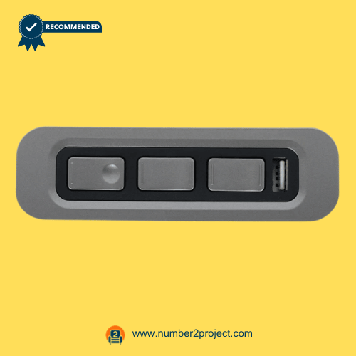 OKIN JLDK.15.08.88 six button recliner lift chair switch with USB port front view power recliner control panel Number2project