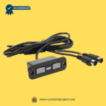 OKIN JLDK.15.11.01 five button recliner switch with attached cables and dual connectors lift chair control Number2project