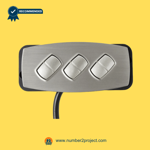 okin jldk 17 02 07 six button recliner switch front view brushed metal finish 7-pin power recliner control Number2project