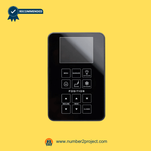 okin jldk 39 12 01a touch control panel front view with display screen position buttons massage lighting and memory controls power recliner controller Number2project