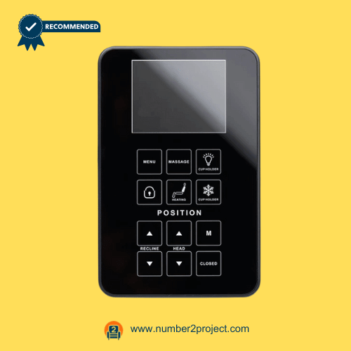 OKIN JLDK.39.12.01A Touch Control Panel for Recliner and Home Theater – OEM Replacement Unit OKIN JLDK.39.12.01A touch control panel for recliner, sectional, and home theater seating with touchscreen and position buttons, OEM replacement – sold by Number2project Sofa and Recliner Repair Experts