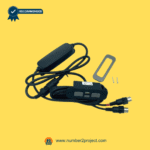 power recliner control switch assembly with dual connectors wired cable mounting trim and screws electric recliner and lift chair controller close up motion furniture replacement part Number2project