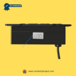 recliner switch rear housing identification label close up showing model r22231010015 power recliner component marking motion furniture part Number2project