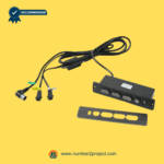 7-button recliner switch rear view with wiring harness three plug connectors and usb charging port r22231010015 power recliner control replacement Number2project