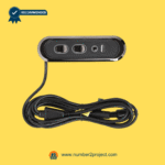 5-button recliner control switch with attached cable and USB charging port backlit RMT 23300507X000 power recliner side switch wired view Number2project